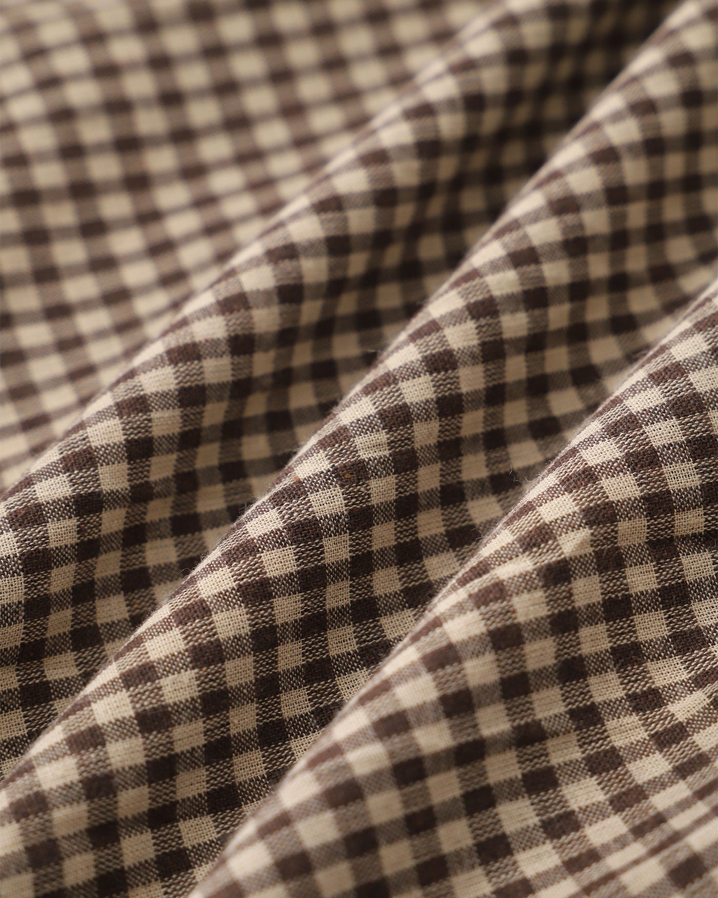 Brown Plaid Button Pleated Midi Dress 6