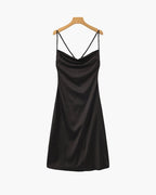 Old Money Silk Slip Dress 0