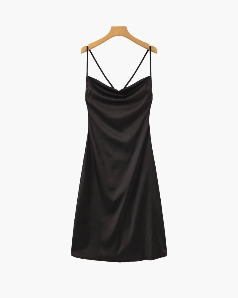 Old Money Silk Slip Dress 0