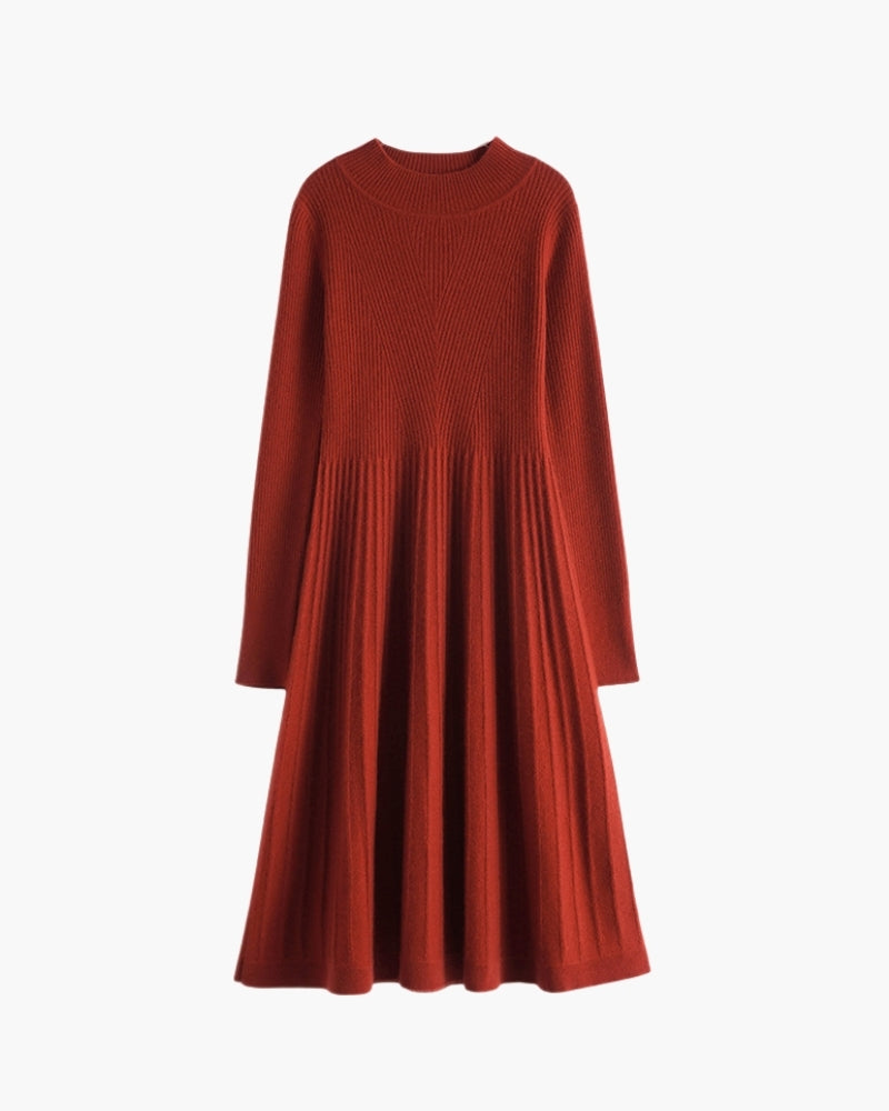 Pure Cashmere Flare Dress 3