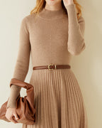 Pure Cashmere Flare Dress 5