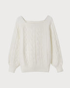 The Romance Cable Knit Crew Sweater 5