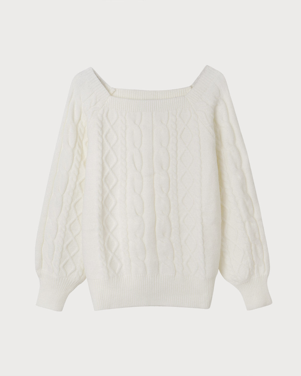 The Romance Cable Knit Crew Sweater 5
