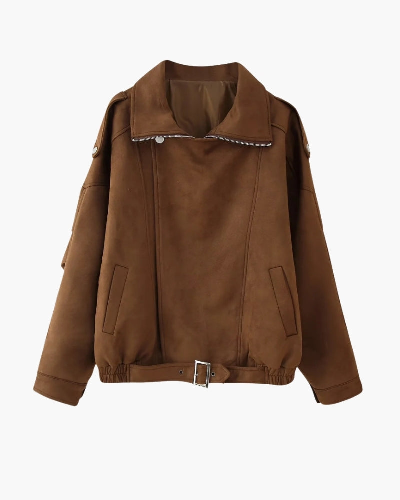 Vintage Suede Drape Jacket 2