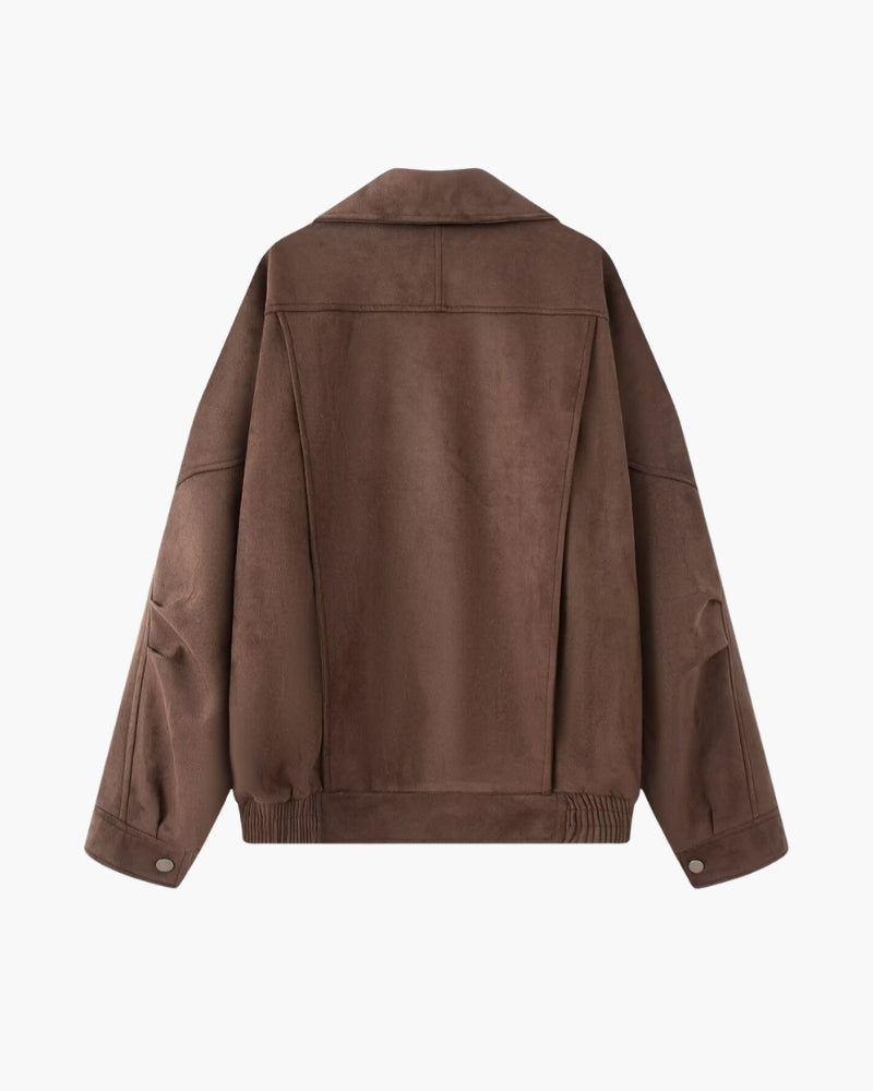 Vintage Suede Drape Jacket 7