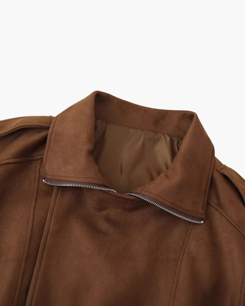 Vintage Suede Drape Jacket 8