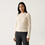 Maglione Donna Girocollo in Maglia Testurizzata